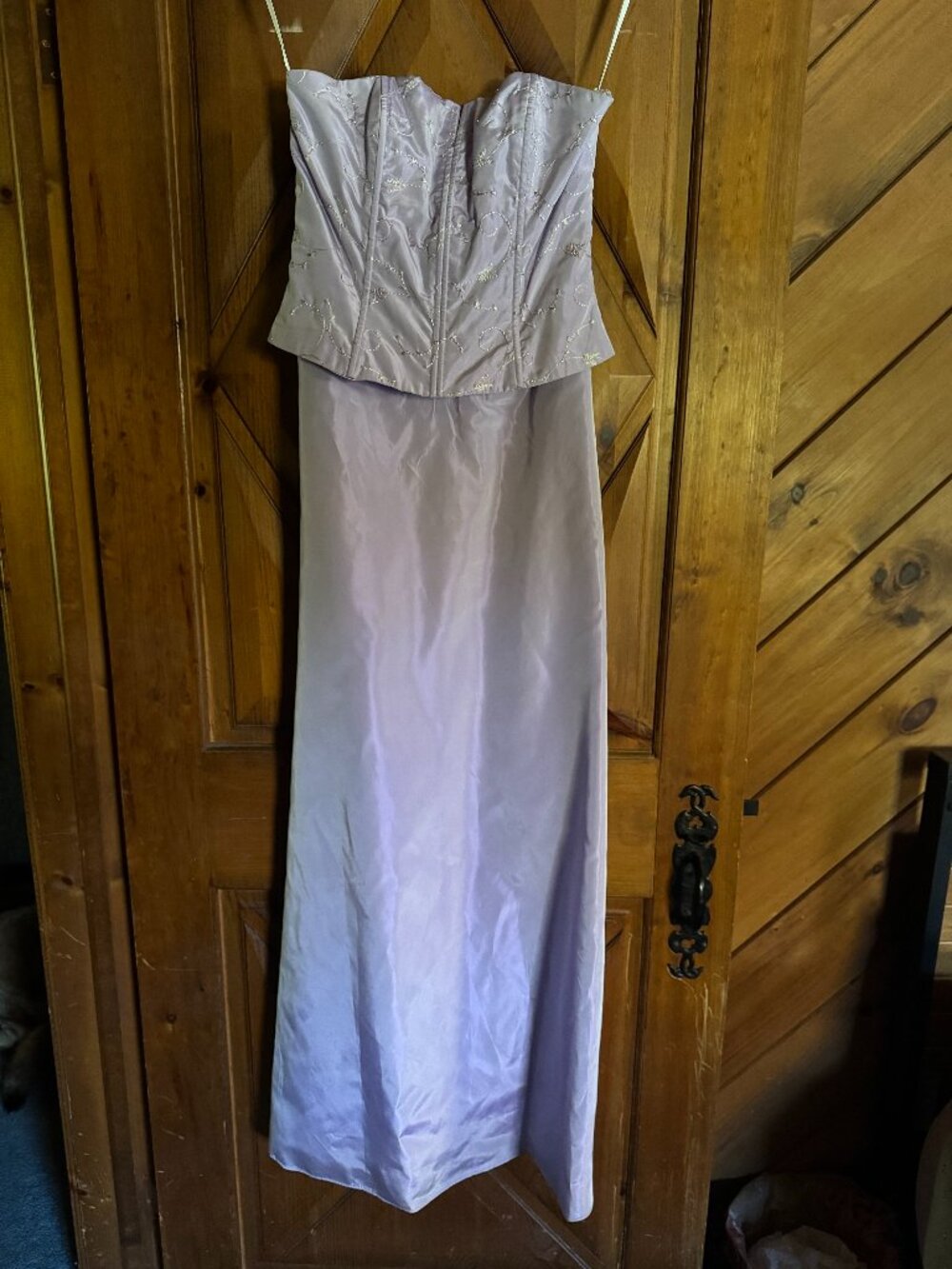 Vintage Y2K Jessica McClintock for Gunne Sax Lavender Corset Gown